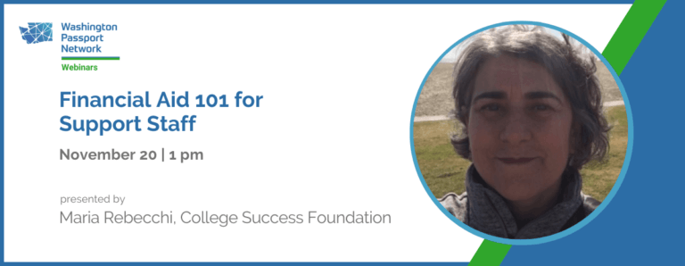 Financial Aid 101 for Support Staff Webinar